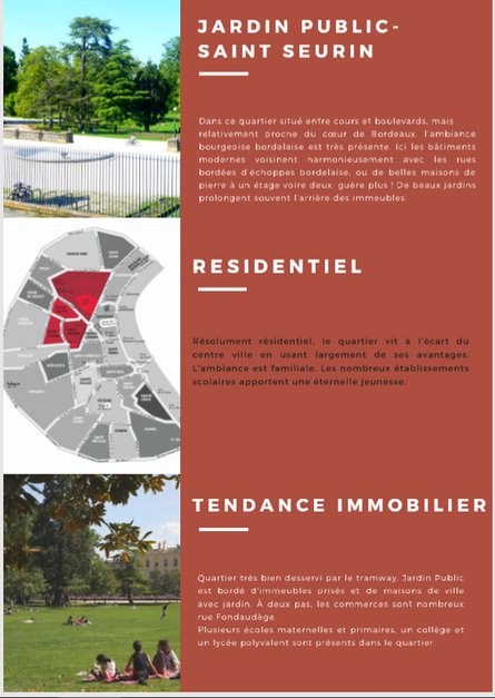 Bordeaux et ses principaux quartiers - Cette semaine JARDIN PUBLIC / SAINT SEURIN