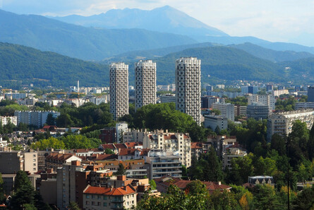 Grenoble, l'île verte
